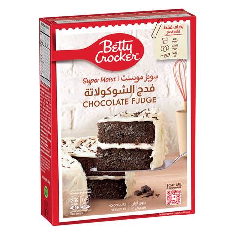 Buy Betty Crocker Super Moist Chocolate Fudge 500g in Saudi Arabia