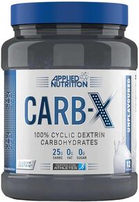 Applied Nutrition Carb X Highly Branched Cyclic Dextrin Carbohydrates, Intra &amp; Post Workout Carbs Powder, Fuel Training &amp; Recovery, Vegan, Gluten Free, Sugar Free (Fruit Burst - 300g)