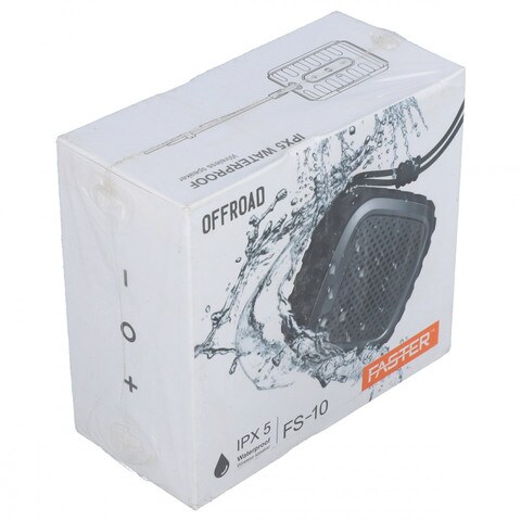 Faster Off Road IPX 5 Waterproof Wireless Speaker FS- 10 Black