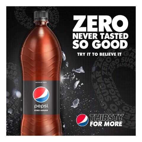 Buy Pepsi Zero Sugar Soft Drink 1.25L Online