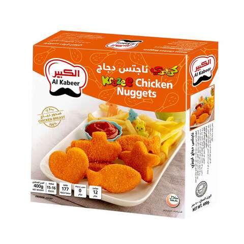 Al Kabeer Krazee Nuggets 400gr Online | Carrefour Qatar