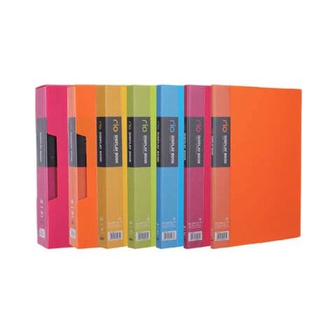 Deli Vivid Display Book With 20 Pockets Multicolour
