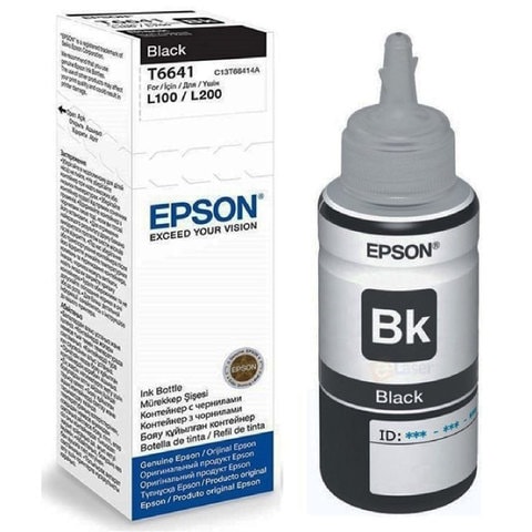 Epson Ink Bottle T6641 Black 70ml