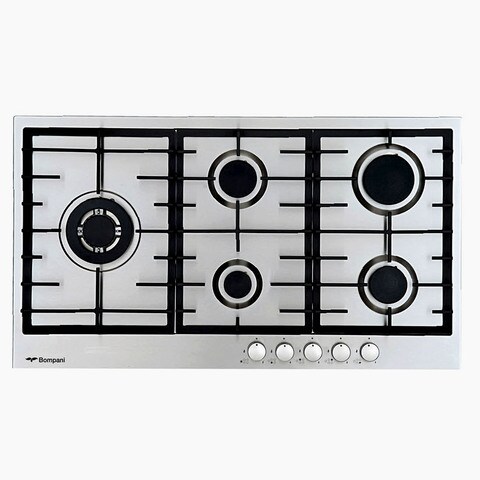 Bompani Built-in Gas Hob BO-293MQ Silver 90cm