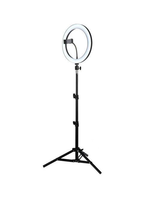 Generic - USB Ring Light With Tripod Stand Black