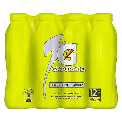 جاتوريد مشروب بنكهة الليمون 495 مل × 12