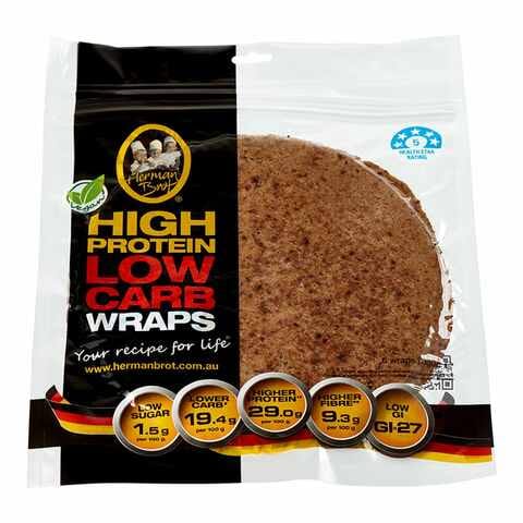 Herman Brot High Protein Low Carb Wraps 350g
