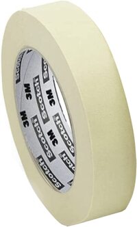 Scotch 3M P3610 Masking Tape 24 X 50 Mm Masking Tape General Purpose Painter&#39;s Tape Bulk For Painting, Labeling, Packing, Craft, Home, Office, School (1, 24 Mm (1 Inch) X 50 Meter)&hellip;