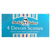 Becky&#39;s Bakery Bakery Devon Scones 4 count