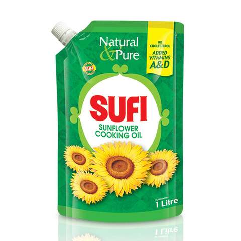 Sufi Sunflower Cooking Oil 1 Litre