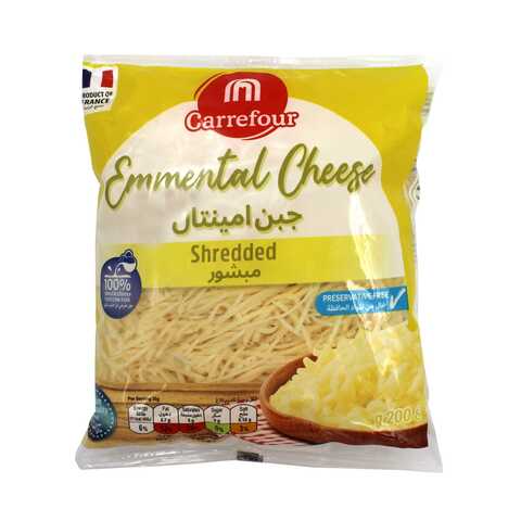 Carrefour Emmental Cheese Shredded 200g