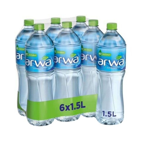 Arwa Low Sodium Drinking Water 1.5L Pack of 6