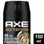 Buy Axe Gold Temptation Deodorant Body Spray 150ml in Saudi Arabia