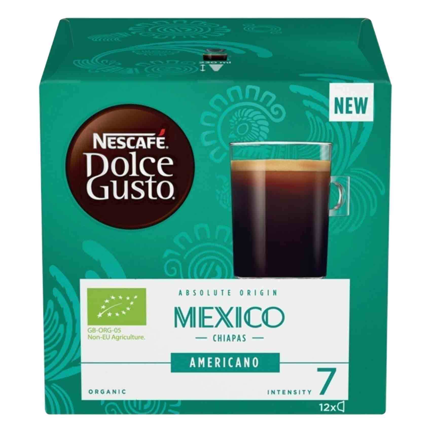 Buy Nescafe Dolce Gusto Americano Maxico Coffee Pods 108GR Online - Shop  Beverages on Carrefour Lebanon