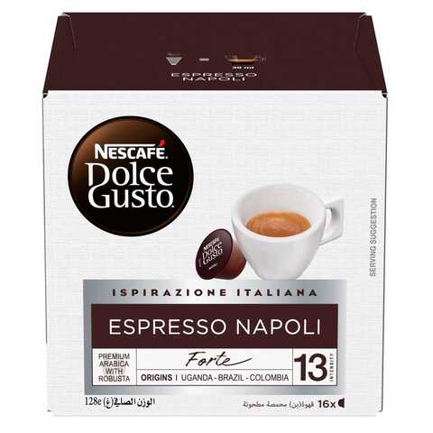 Nescafe Dolce Gusto Espresso Napoli Coffee Capsules 128g