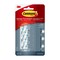 3M Command 17017CLRES Round Cord Clips, Clear Color. 4 Hooks And 5 Strips/Pack