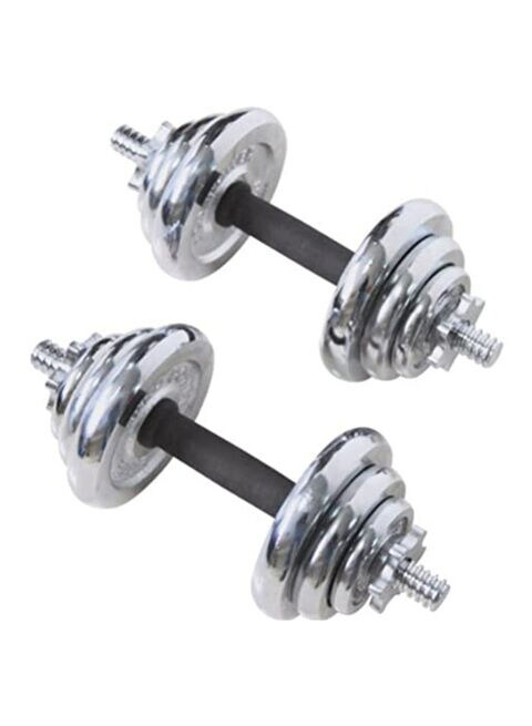 York chrome online dumbbells