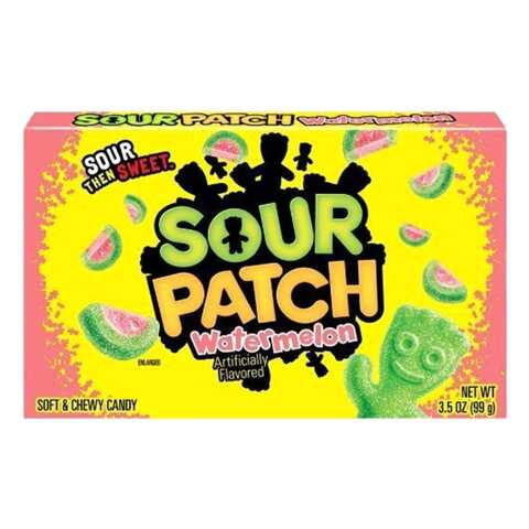 Sour Patch Kids Watermelon Theaterbox Soft And Chewy Candy 99g