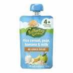 Buy Raffertys Garden Rice Cereal Banana Pear And Milk Puree 120g in UAE