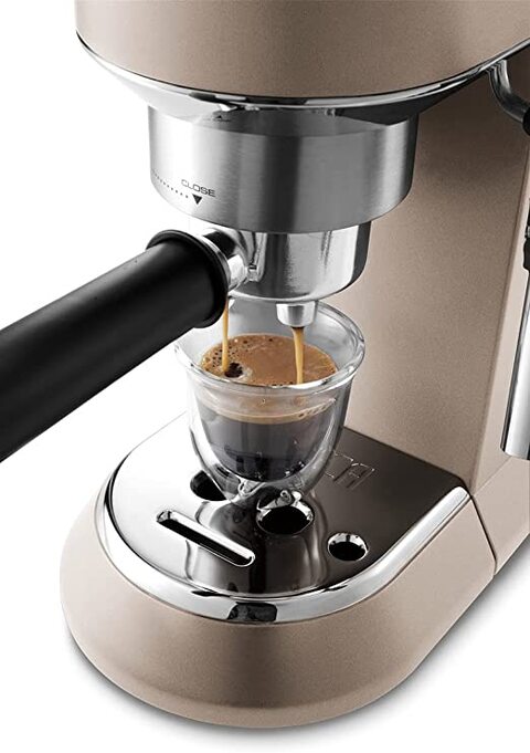De&#39;Longhi Barista Pump Espresso Manual Coffee Machine With 15 Bar Pump , Cappuccino, Latte Macchiato, Espresso Coffee Maker Milk Frother , EC785.BG , Biege