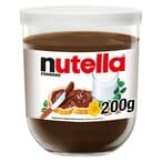 Buy Nutella Hazelnut Chocolate Breakfast Spread Jar 200g in UAE