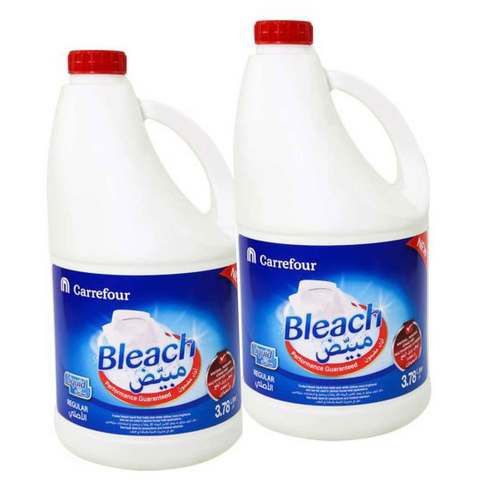 Buy Carrefour Regular Bleach 3.78L Pack of 2 in UAE