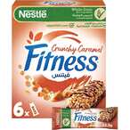Buy Nestle Fitness Crunchy Caramel Cereal Bar 23.5g Pack of 6 in UAE