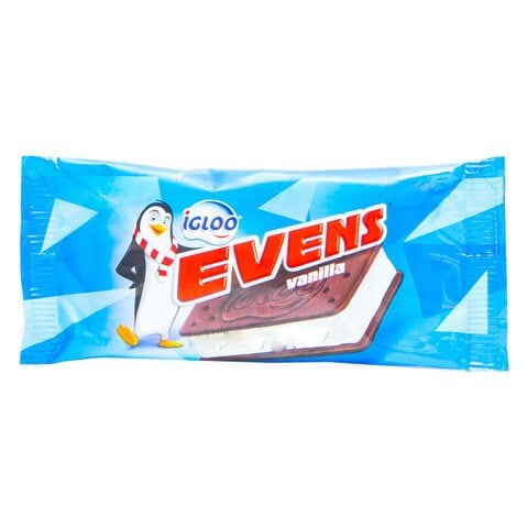 Igloo Evens Vanilla Sandwich Ice Cream 90ml
