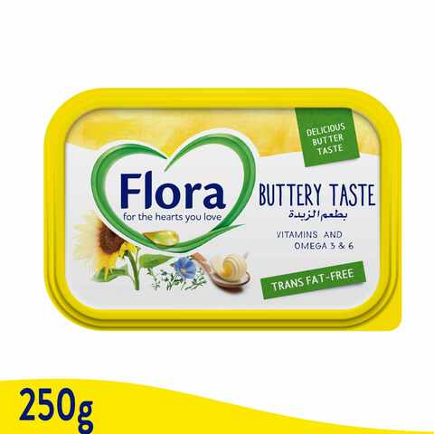 Flora Buttery Taste Vegetable Oil Spread 250g