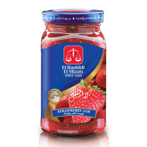 El Rashidi El Mizan Strawberry Jam jar - 340 grams