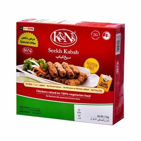 K&amp;N&#39;s Chicken Seekh Kabab 510g