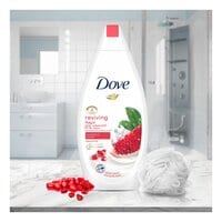 Dove Go Fresh Refreshing Body Wash With Renew Blend Technology Pomegranate And Hibiscus Tea With &frac14; Moisturising Cream 500ml
