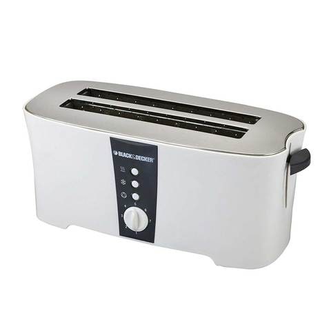 Black+Decker Toaster ET124-B5 White
