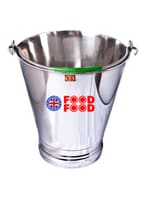 Buy Generic Stainless Steel Bucket Silver 12L in UAE