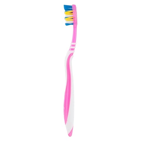 Colgate Zigzag Flexible Medium Toothbrush With Tongue Cleaner 1 Pcs