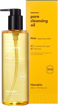 Hanskin (Pha), Pore Cleansing Oil, Gentle Blackhead Cleanser And Makeup Remover For Sensitive Skin, Official 2019 Exclusive Usa Exported Version [Pha300ml]