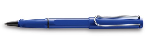 LAMY Safari Roller Ball Pen Blue, Medium Black Refill M63
