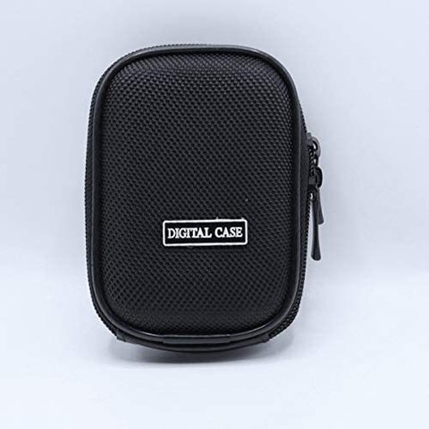 Universal Anti-Shock Hard Shell Camera Case Bag With Blet Loop For Compact Compact Digital Camera Sony Nikon Canon (Black) Camera Bag -234
