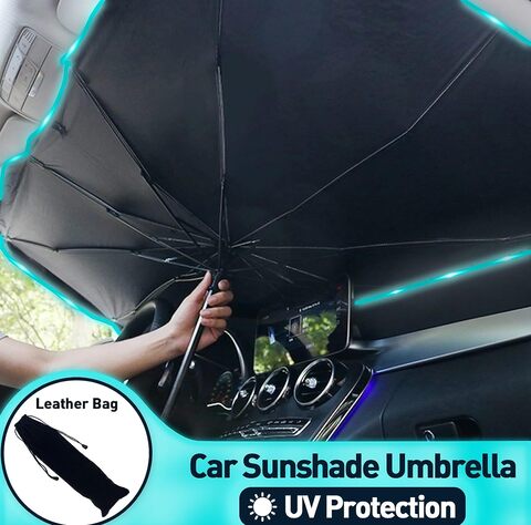 GetUSCart- Coricha Windshield Sunshade Umbrella Brella Shade for Car Sun  Shade Cover 31 * 57 As Seen on TV UV Block Front Window Heat Insulation  Protection (Pink)