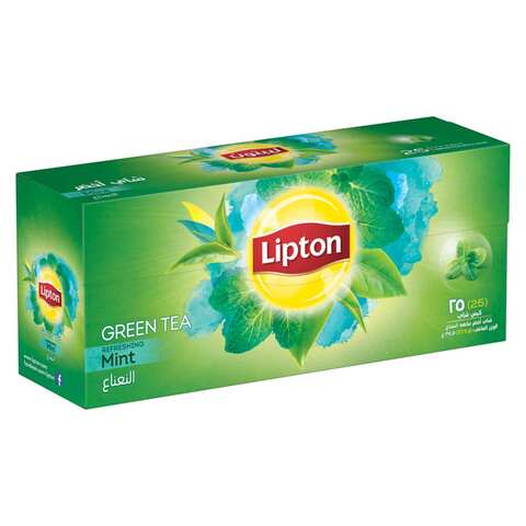 Lipton Green Tea Mint 25 Sachets