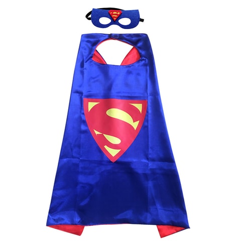 Samdone Double sided Kids Superman Top Costume with mask and cape, 4-8 years Kids Boys Parties Festival Costume, Justice League superhero Costume