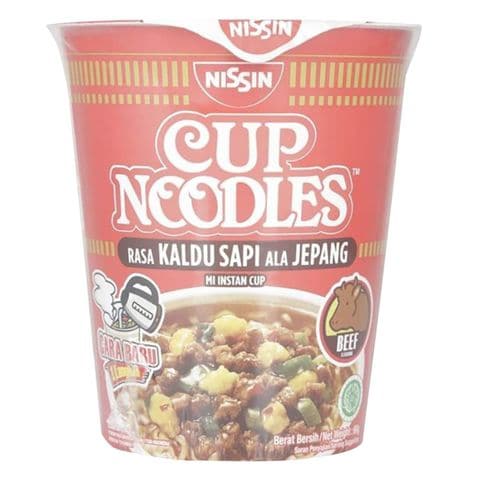 Nissin Japanese Style Beef Cup Noodles 66g