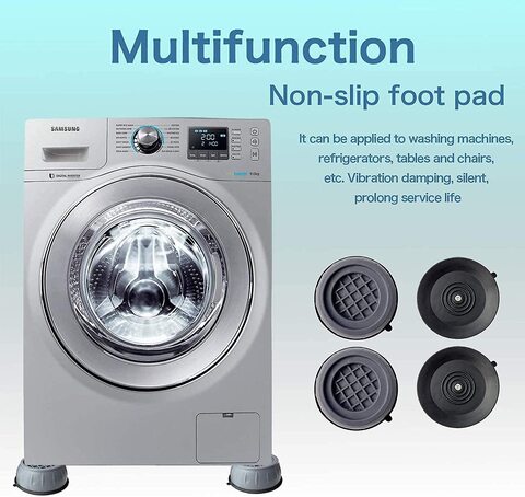 Sky-Touch 4Pcs Anti Vibration Pads For Washer Dryer Shock And Noise Cancellation, Washing Machine Stand To Prevent Shifting