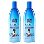 Buy Parachute  Sampoorna Hair Oil Clear 300ml Pack of 2 in UAE