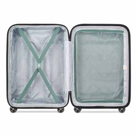 Delsey Helium Shadow 5.0 4 Double Wheel Hard Casing Check-In Trolley M Green 70cm