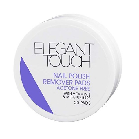Elegant Touch Nail Polish Remover Pads White 20 count