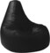Luxe Decora Faux Leather Tear Drop Recliner Bean Bag With Filling (XL, Black)