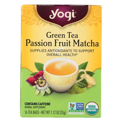 Yogi Green Tea Passion Fruit Matcha 32 Gram