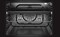 Milton Built-In Electric Oven Stainless Steel Control Pan Double, Black Glass Oven Grill Function ThermostatContr Auto Cooling Fan, Light Inox Color, 60x60 cm Model MOE608S - 1 Year Warranty