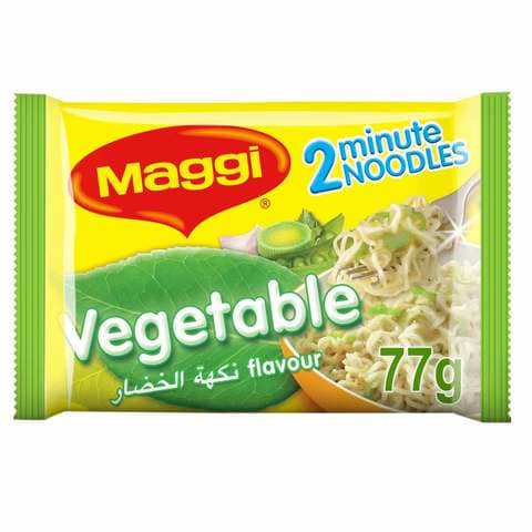 Nestle Maggi 2 Minutes Vegetable Flavour Noodles 77g